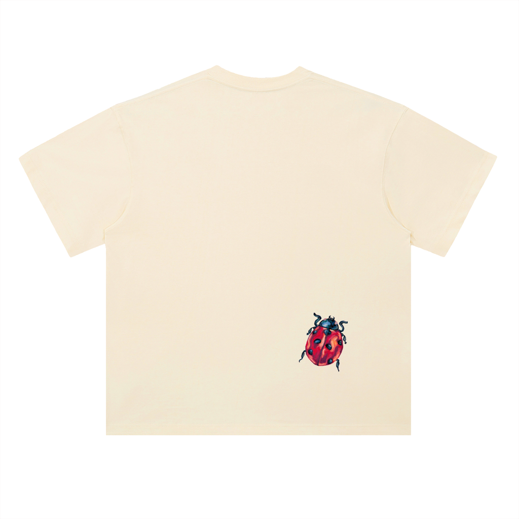 "a little ladybug" oversized tee