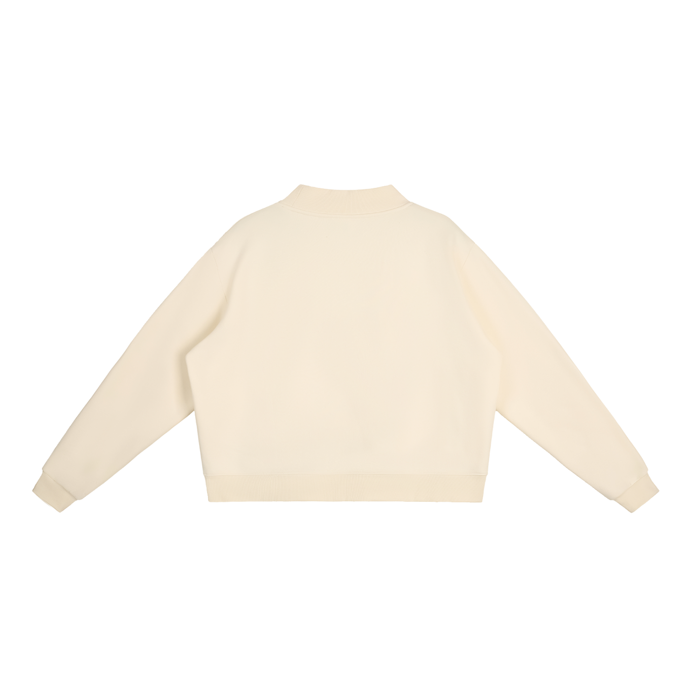 logo mock neck sweatshirt