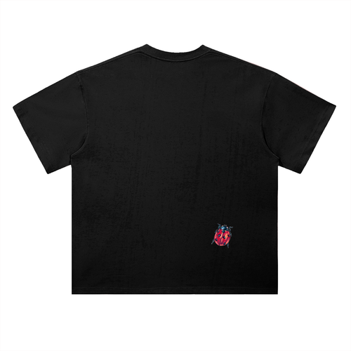 "a little ladybug" oversized tee