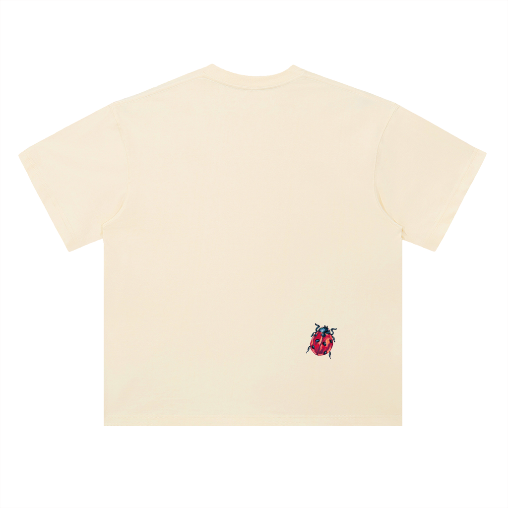 "a little ladybug" oversized tee