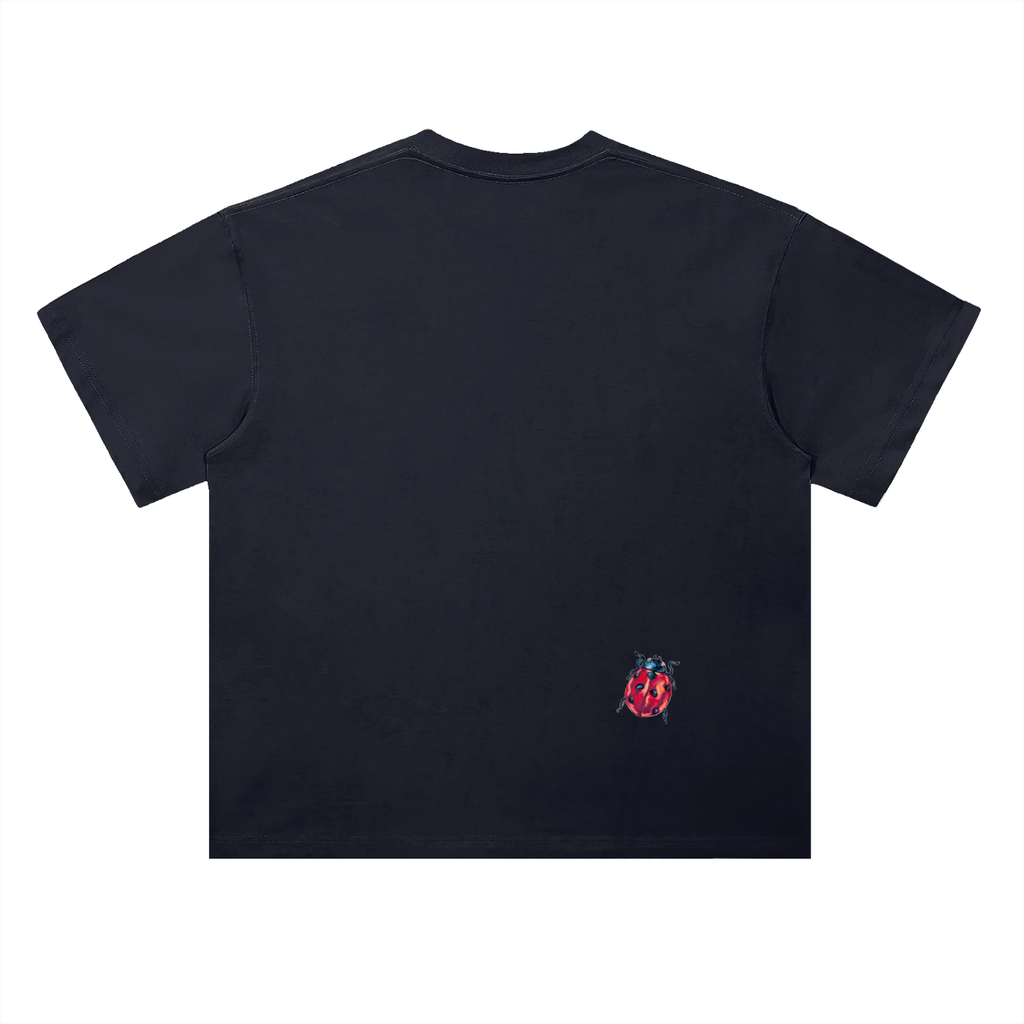 "a little ladybug" oversized tee
