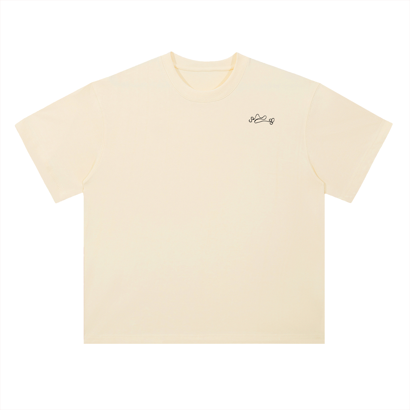 "a little ladybug" oversized tee
