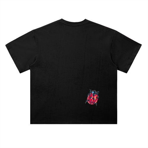 "a little ladybug" oversized tee
