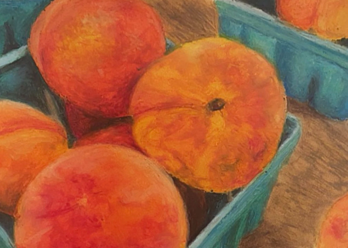 "peach fuzz" print