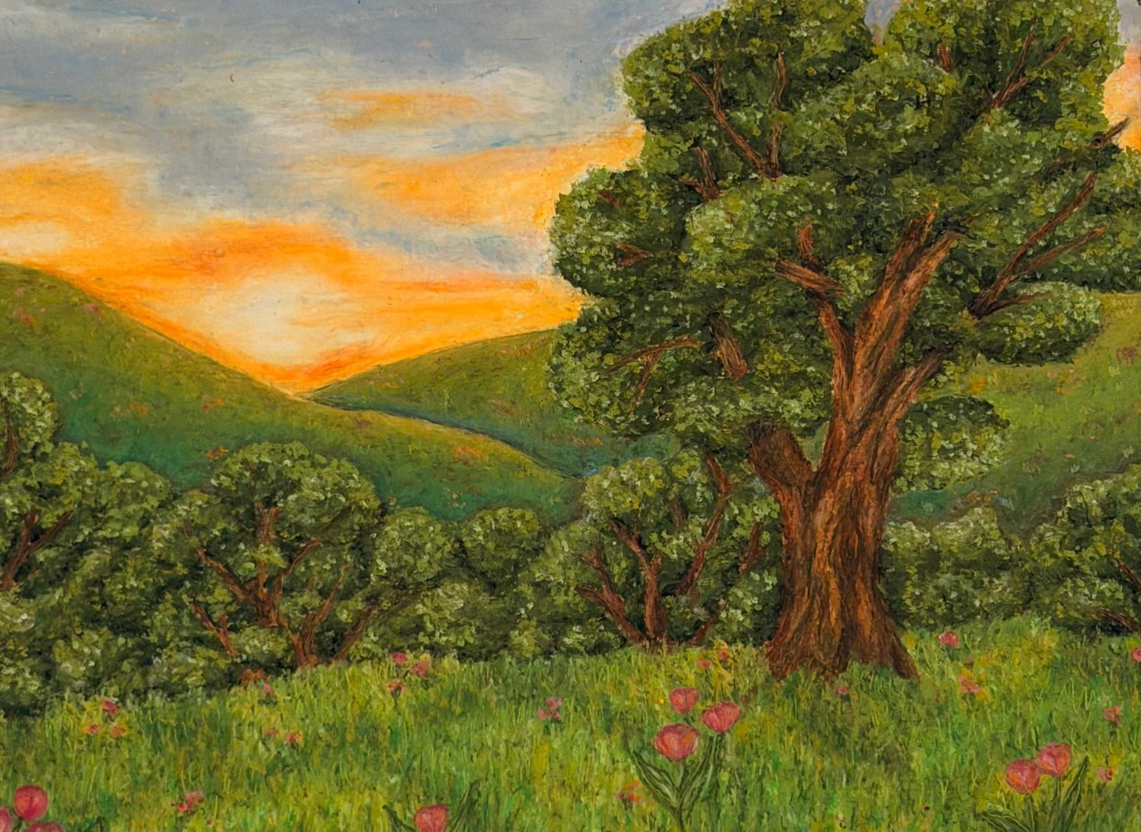 "the meadow" print