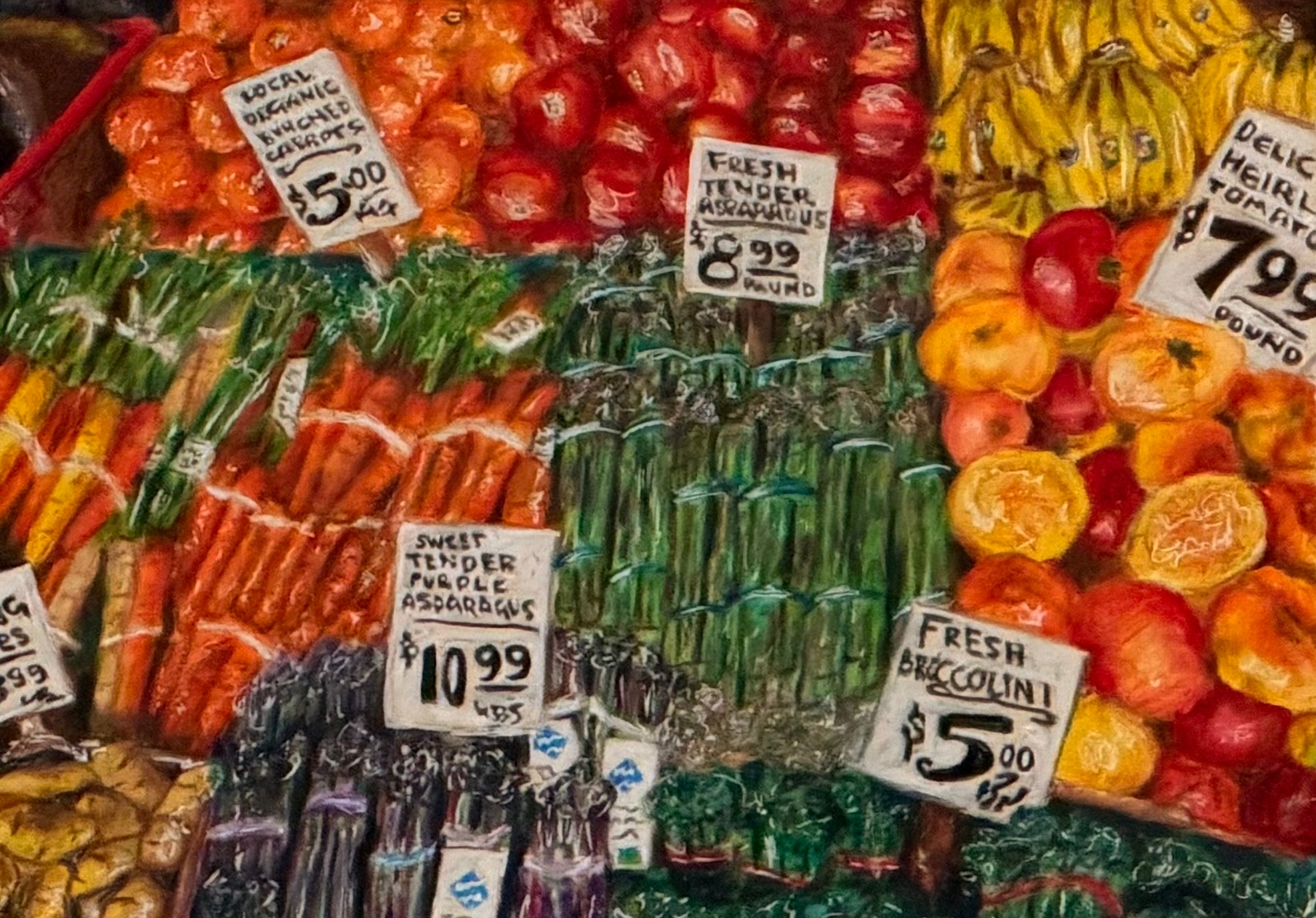"the farmer's market" print