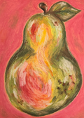 "a pretty pear" print