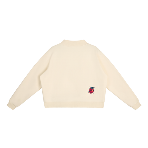 "a little lady" mock neck sweatshirt